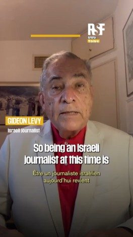 “Being an Israeli journalist in this war means, like any other foreign journalist from all over the world, not to be able to get to the battlefields and see with my own eyes in an independent way.” - Gideon Levy

Testimony from Israeli journalist for the daily Haaretz, Gideon Levy, as well as Palestinian journalists in Gaza, representatives of the Foreign Press Association in Israel, and @afpfr were heard at the United Nations headquarters for the first time in two years during a ministerial meeting on the situation of journalists in Gaza.

In a ministerial side-event from the United Nations headquarters last september, over 20 states called on the Israeli authorities to open the Strip to foreign reporters and evacuate the journalists in Gaza who need to leave. They also called for the protection of journalists and media professionals in Gaza. 
–
« Être journaliste israélien dans cette guerre signifie, comme pour tout autre journaliste étranger du monde entier, ne pas pouvoir se rendre sur les champs de bataille et voir de mes propres yeux de manière indépendante. » - Gideon Levy

Le témoignage du journaliste israélien de @Haaretz, Gideon Levy, ainsi que le témoignage de journalistes palestiniens de Gaza, de représentants de l’association de la presse étrangère en Israël et de l' @afpfr ont résonné au siège des Nations unies pour la première fois depuis 2 ans.

Dans un appel lancé depuis le siège des Nations unies en septembre dernier, plus de 20 États ont demandé aux autorités israéliennes d’ouvrir le territoire aux médias internationaux et de permettre l’évacuation des journalistes qui le souhaitent. Ils ont aussi exigé la protection des journalistes et professionnels des médias à Gaza. 

#israel #tsahal #israelgaza #israelgazawar #journalism #humanrights #pressfreedom #journalists #journalism #pressfreedom #media #journalistes #press #journalismisnotacrime #rsf #israelistrikes #AFP