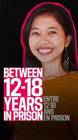 27 years old. That is the age the journalist could have celebrated. Instead, she received a sentence of 12 to 18 years in prison as a gift from her country's “justice” system. The court based its decision on false accusations of “financing terrorism” that were fabricated from scratch.

Her case raises serious concerns about allegations that authorities planted the weapons used to justify her arrest during a raid, a claim backed by an RSF investigation. 
At the time of her arrest, she was executive director of the Eastern Vista news website and a radio news anchor at Aksyon Radyo-Tacloban DYVL, reporting extensively on alleged police and military abuses as well as community welfare issues in Eastern Visayas.
We renew our call on President Ferdinand Marcos Jr. to act without delay to end this injustice and release Frenchie Mae Cumpio immediately. Without his decisive action, there will be no meaningful difference from previous administrations that showed no regard for upholding a free press.
—
27 ans. C'est l'âge qu'aurait pu fêter la journaliste. À la place, elle a reçu une peine de 12 à 18 ans de prison en cadeau de la part de la "justice" de son pays. Le tribunal se base sur des accusations érronées de “financement du terrorisme” montées de toutes pièces. 

L’affaire contre elle soulève de sérieuses inquiétudes : les autorités auraient placé à son insu les armes qui ont été utilisées pour justifier son arrestation lors d’une perquisition – des allégations corroborées par une enquête de RSF. 

Celle qui était alors la directrice exécutive du site d’information Eastern Vista et présentatrice pour la radio Aksyon Radyo-Tacloban DYVL, couvrait régulièrement les abus de l’armée et de la police dans la région des Visayas orientales, dans l’est des Philippines.

Nous appelons une nouvelle fois le président Ferdinand Marcos Jr. à agir pour mettre fin à cette injustice et à faire libérer immédiatement Frenchie Mae Cumpio. Sans action décisive, rien ne changera par rapport aux administrations précédentes, qui n’ont jamais respecté la presse libre.