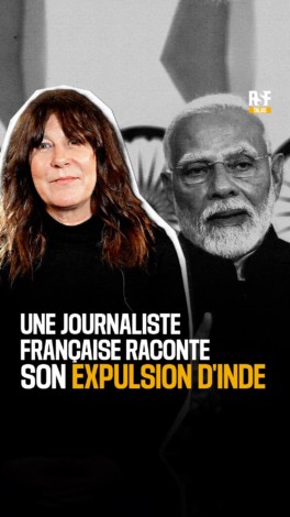 Empêchée d’exercer son métier et menacée d’expulsion, la journaliste française Vanessa Dougnac s’est vue contrainte de quitter l’Inde en février 2024. Elle raconte aujourd’hui cette expulsion. 

La journaliste indépendante a été privée de son permis de travail en septembre 2022, puis menacée en janvier 2024 du retrait de sa carte de résidente. Ce départ contraint d’Inde révèle une image bien sombre et déplorable de ce qu’est devenue la liberté de la presse sous la gouvernance de Narendra Modi. 

Nous dénonçons le traitement inacceptable qui a été réservé à Vanessa Dougnac, ciblée par des accusations absurdes utilisées comme subterfuges pour museler et intimider des voix indépendantes. Nous appelons les autorités indiennes à garantir la sécurité et le libre exercice des journalistes. 

-- 

French journalist Vanessa Dougnac was forced to leave India in February 2024. Today, she recounts her deportation and how she was prevented from reporting. 

Charged with absurd accusations, the freelance journalist had her work permit revoked in September 2022. In January 2024, she was threatened with the withdrawal of her resident card. Her story paints a very dark picture of what is happening to press freedom under Narendra Modi's government. 

We condemn the deportation of Vanessa Dougnac and the legal harassment she’s been subjected to — a tactic for intimidating independent reporters. We call on the Indian authorities to guarantee journalists’ right to access to news and information. @vanessadougnac