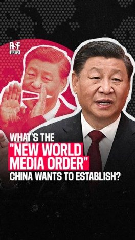 China is attempting to reshape the global information landscape — here's how.

China is the largest jail for journalists in the world. Since Xi Jinping came to power in 2012, the regime has extended its influence well beyond China’s own borders to impose an “ideologically correct” narrative, deter criticism and cover up serious human rights violations.

After investigating Russian propaganda, the second edition of our Propaganda Monitor will now expose the methods used by Beijing to spread its propaganda, undermine independent journalism and impose an authoritarian model of governance — an operation posing a serious threat to democracies worldwide. 

Drawing on a series of investigations, interviews and analyses, the Propaganda Monitor uncovers an operation posing a serious threat to democracies around the world.

Explore the “Propaganda Monitor” today at rsf.org or via the link in bio.
–
La Chine veut remodeler l’ordre mondial de l’information et nous allons vous expliquer comment.

Le régime chinois, est celui qui emprisonne le plus de journalistes au monde. Depuis l’arrivée au pouvoir de Xi Jinping en 2012, il a étendu son influence bien au-delà de ses frontières pour imposer un vocabulaire “idéologiquement correct”, dissuader les critiques et dissimuler les violations graves des droits humains.

Nous allons vous dévoiler les méthodes utilisées par le régime chinois pour diffuser sa propagande, et vous permettre d’accéder à une information fiable, provenant de sources indépendantes et variées. À travers nos enquêtes, interviews et analyses, le projet Propaganda Monitor éclaire la campagne menée par Pékin pour affaiblir le journalisme indépendant et imposer un modèle autoritaire, qui représente une véritable menace pour les démocraties.

Découvrez le “Propaganda Monitor” sur rsf.org ou dans le lien en bio.