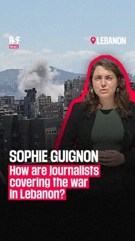 With air strikes and increasingly restricted access on the ground, reporting is now even more difficult for journalists in Lebanon. Working conditions in the country have significantly deteriorated since the Israeli army intensified its offensive in response to missile attacks by the pro-Iranian armed group Hezbollah amid the Israeli-US war with Iran. Filmmaker and journalist in Beirut for France 24, Arte, RTBF, RFI, and TV5 Monde, Sophie Guignon, describes the dangers of the working conditions that journalists in Lebanon are facing while covering the war.

-——

Sous les bombes et avec un accès au terrain de plus en plus restreint. Les journalistes au Liban exercent leur métier dans un contexte de plus en plus difficile depuis que l’armée israélienne a intensifié son offensive, à la suite des tirs de missiles perpétrés par le groupe armé pro-iranien Hezbollah, et sur fond d’attaque israélo-américaine en Iran. Sophie Guignon, réalisatrice et journaliste pour France24 , Arte, RTBF, RFI et TV5 Monde, décrit depuis Beyrouth les conditions de travail et les risques auxquels sont confrontés les journalistes qui couvrent la guerre au Liban.