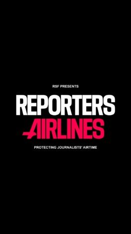 Discover Reporters Airlines, the airline that defends press freedom. Taking off April 30.

--

Découvrez Reporters Airlines, notre compagnie aérienne qui défend la liberté de la presse décollera le 30 avril.

#RSFIndex