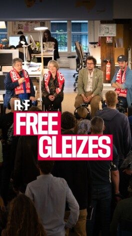 De retour d’Algérie où est détenu leur fils, la mère et le beau-père de Christophe Gleizes, Sylvie et Francis Godard, brisent le silence lors d’une conférence de presse au siège de RSF, à un mois du lancement de la Coupe du monde de football 2026 et appellent à la libération du journaliste spécialiste de sport, collaborateur des médias @sofoot et @societyofficiel 

Arrêté le 28 mai puis condamné le 29 juin, le journaliste Christophe Gleizes a renoncé à son pourvoi en cassation et attend désormais une éventuelle grâce du président Tebboune. 

–
Sylvie and Francis Godard, the mother and stepfather of Christophe Gleizes, the French soccer journalist detained in Algeria, broke their silence at a press conference at RSF headquarters on their return from Algeria, one month before the start of the 2026 FIFA World Cup, calling for the release of this sports reporter for @sofoot and @societyofficiel 
Arrested on 28 May 2025 and sentenced on 29 June 2025, Christophe Gleizes has withdrawn his appeal to the Court of Cassation and is now hoping for a pardon from President Tebboune.

#freegleizes