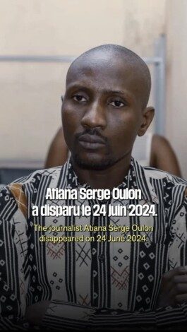 Après près de deux ans d’incertitude sur son sort, nous avons pu établir que le journaliste Atiana Serge Oulon est bien détenu arbitrairement par le régime burkinabè.
Séquestré dans une villa de la capitale, il a subi violences et privations, sans qu’aucune information ne filtre sur sa situation. La soi-disant mobilisation de ce journaliste dans l’armée n'était qu’un paravent pour maquiller sa séquestration. 
Puisque selon le régime, chacun est libre de dire ce qu’il veut et de donner son opinion, nous appelons à sa libération. Sa place n’est ni au front ni dans une prison secrète.
Lisez notre enquête sur rsf.org 
–
After almost two years of uncertainty about his fate, we have confirmed that journalist Atiana Serge Oulon is indeed being arbitrarily detained by the Burkinabè regime. 
He is held captive in a villa in the capital, he has suffered violence and deprivation, and no information has emerged about his situation. The alleged forced conscription of this journalist into the army was merely a smokescreen to conceal his captivity. 
Since, according to the regime, everyone is free to say what they want and to give their opinion, we call for his release. His place is neither at the front nor in a secret prison.
Read our investigation at rsf.org