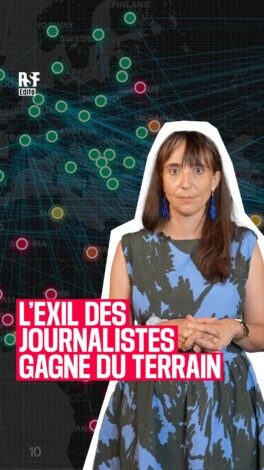 When a journalist is forced into exile, it’s the right to information that leaves with them. They are often the last independent voice, the last critical perspective, and the last source of news in some areas, the last source of reliable information about what is really happening on the ground.

Against an international backdrop marked by political and security tensions, the number of countries from which media professionals have been forced to flee has doubled in five years, according to RSF data. 

For the journalists concerned - more than 1,400 people from at least 65 countries - the desire to continue reporting is hampered by the dangers associated with carrying out their work and the limitations of reception policies.

Anne Bocandé, editorial director at RSF, reflects on this appalling situation. To find out more, go on rsf.org or the link in bio.
–
Quand un journaliste est contraint à l’exil, c’est le droit à l’information, qui part avec lui : c’est souvent la dernière voix indépendante, le dernier regard critique, la dernière source d'information fiable sur ce qui se passe réellement sur le terrain.

Dans un contexte international marqué par les tensions politiques et sécuritaires, le nombre de pays où les professionnels sont contraints à la fuite ont doublé en cinq ans, selon les données de RSF.

Pour les journalistes concernés, plus de 1 400 personnes d’au moins 65 pays, la volonté de continuer à informer se heurte aux dangers liés à l’exercice de leur mission et aux limites des politiques d’accueil. 

Anne Bocandé, directrice éditoriale de RSF, revient sur ce bilan alarmant. Pour en savoir plus, rendez-vous sur rsf.org ou dans le lien en bio.
