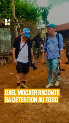 Après plus d'un mois de privation de liberté, ils ont pu retrouver leurs proches. 

Le réalisateur français Gaël Mocaër revient sur sa détention provisoire à Lomé, la capitale du Togo, avec Sebastian Perez Pezzani et leur collaborateur togolais Fred Vedomey. 

Privés de liberté depuis le 27 juillet, les deux professionnels de l’information et leur fixeur tournaient, au nord du pays, un épisode de l’émission “Les Routes de l’impossible”, une série documentaire diffusée sur @france.tv . Gaël Mocaër et Sebastian Perez Pezzani ont pu rentrer en France le 3 septembre. 

En savoir plus sur rsf.org ou dans le lien en bio. 
–
After more than a month of being deprived of their liberty, they are now reunited with their loved ones. 

The French filmmaker Gaël Mocaër talks about his pre-trial detention in Lomé, the Togolese capital, with Sebastian Perez Pezzani and their Togolese colleague Fred Vedomey. 

Deprived of their liberty on 27 July, the media professionals had been filming an episode of “Les Routes de l’impossible” (Impossible Journeys), a documentary series broadcast by France Télévisions. Gaël Mocaër and Sebastian Perez Pezzani were able to return to France on 3 September.

Read more at rsf.org or in the link in bio.